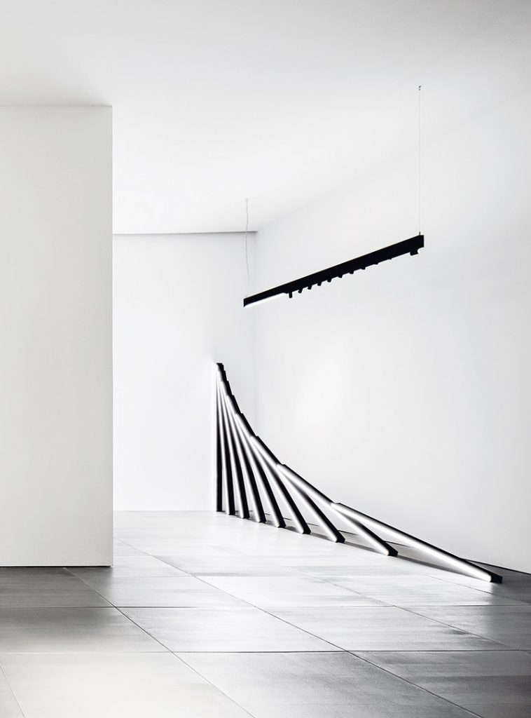 Running Magnet Installation, Flos, Salone del Mobile, Milano 2015